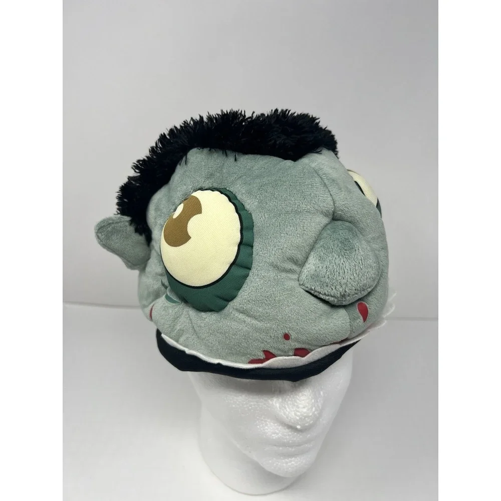 Think Geek Plush Zombie Hat Brain Eating Cap Halloween Costume Prop Soft Novelty